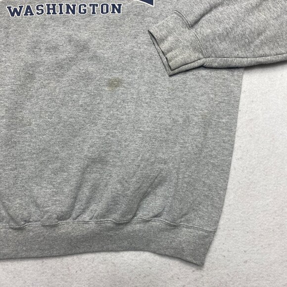 Vintage Seattle Washington Sweatshirt Men's XL Gray Printed Fleece Pullover - Picture 6 of 12